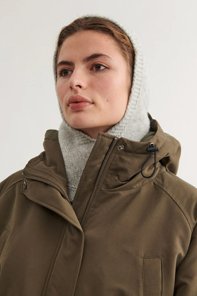 Basic Apparel Blanche Grey Melange Balaklava