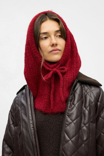 Object Milu Red Dahlia Balaclava