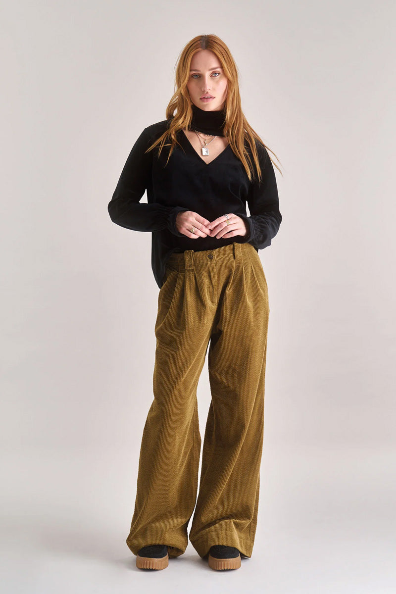 Komodo Lola Olive Corduroy Trousers
