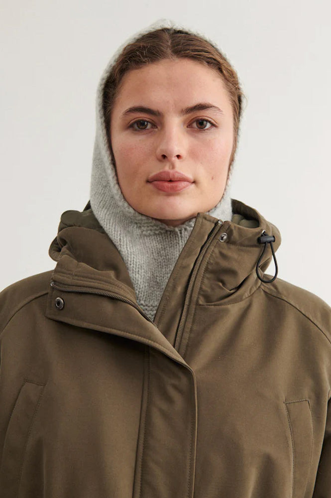 Basic Apparel Blanche Grey Melange Balaklava