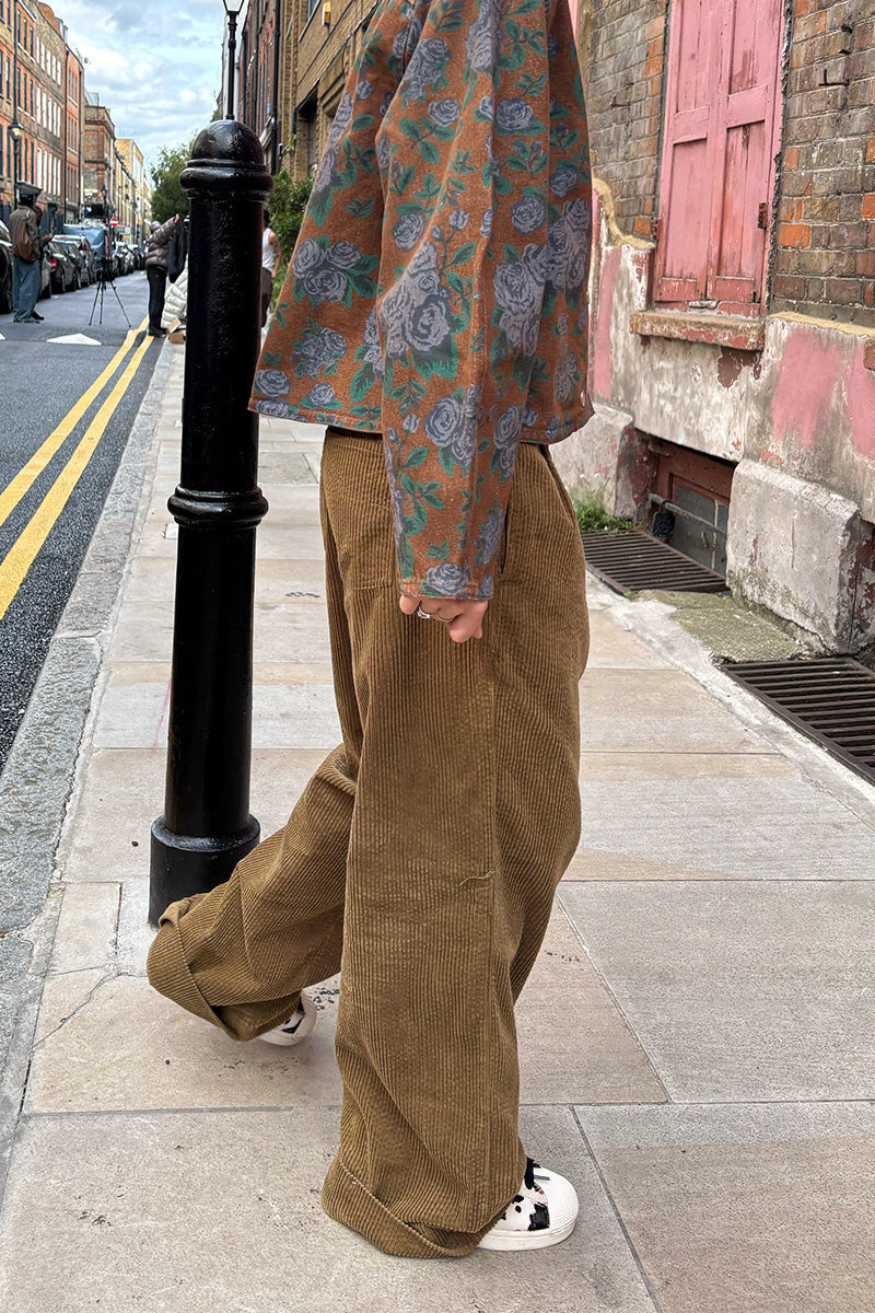 Komodo Lola Olive Corduroy Trousers