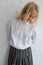 Basic Apparel Vilde White Loose Shirt