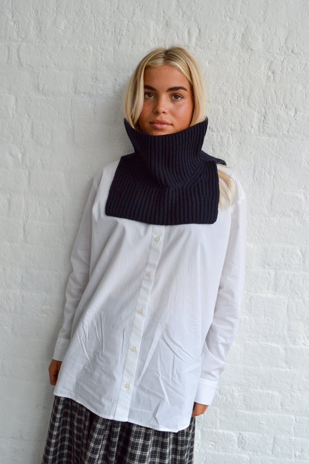 Basic Apparel Vilde White Loose Shirt