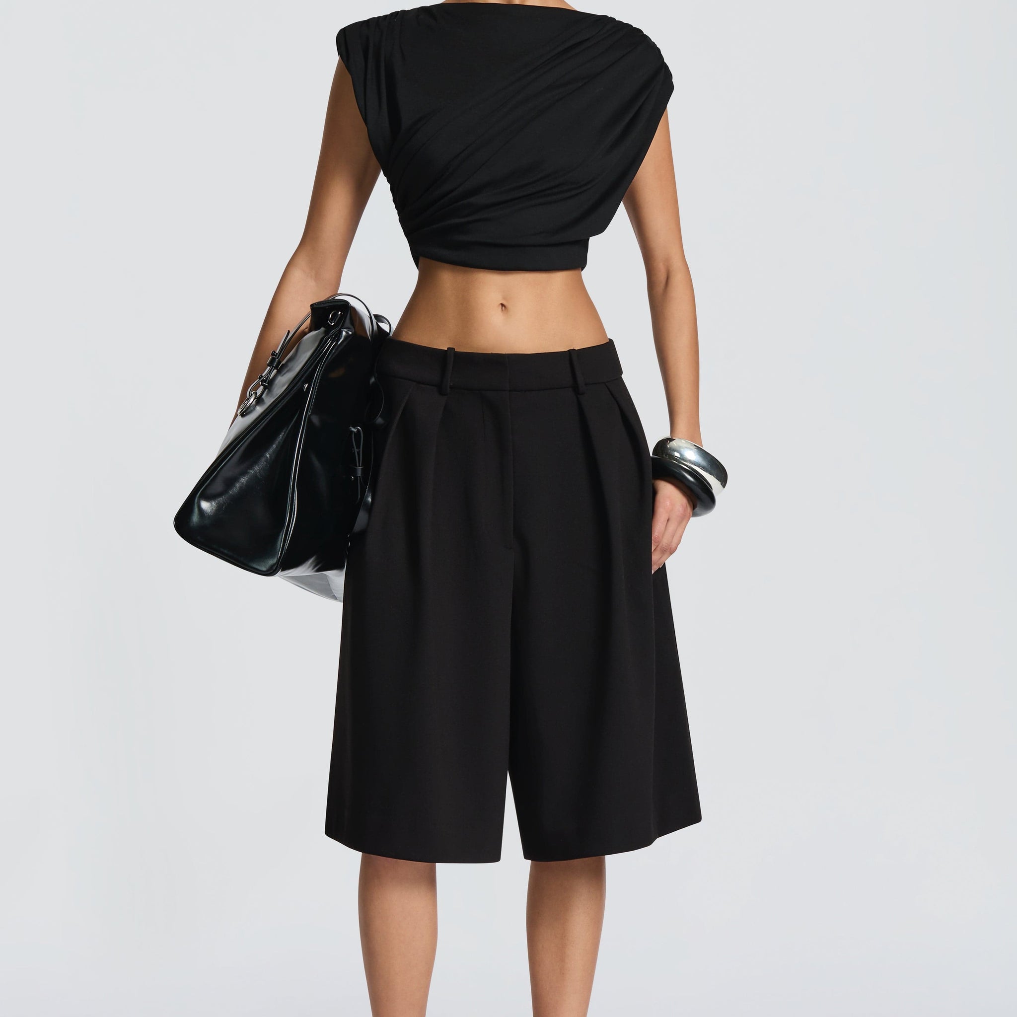 Ausra Bermuda Shorts - Black